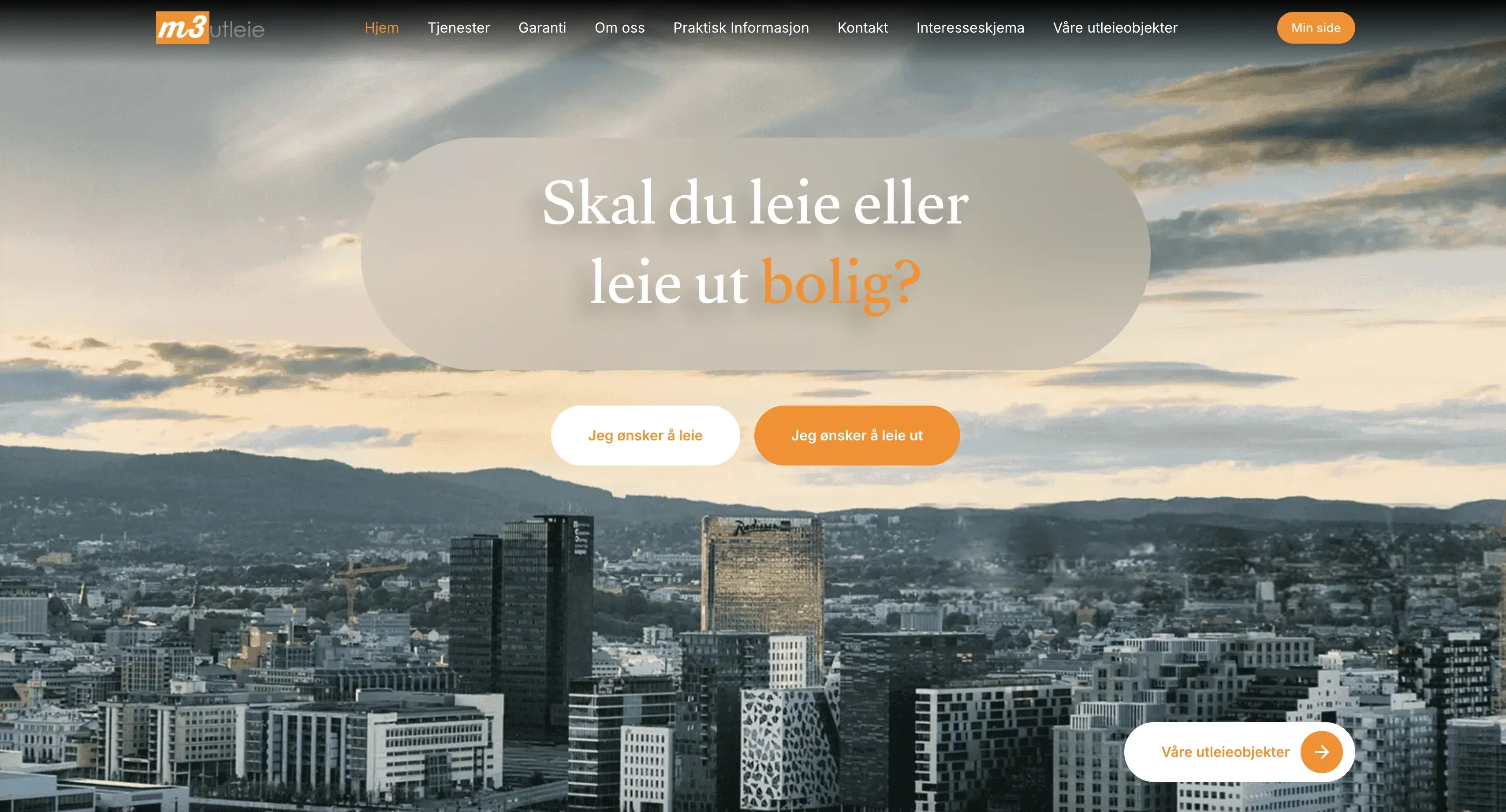 Nettside levert til norsk bedrift av Nettify - eksempel 2